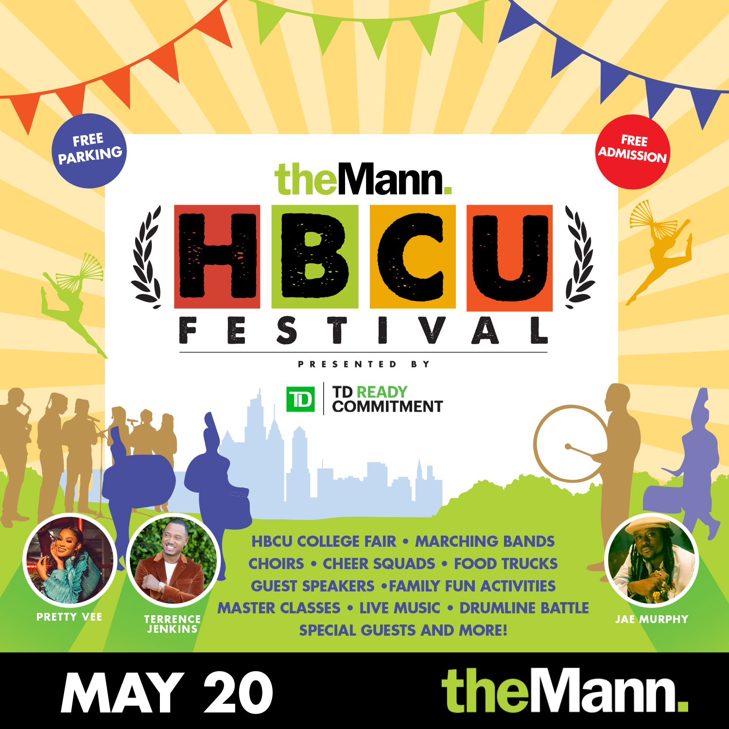 Poster for the HBCU Festival Presented by TD Bank
