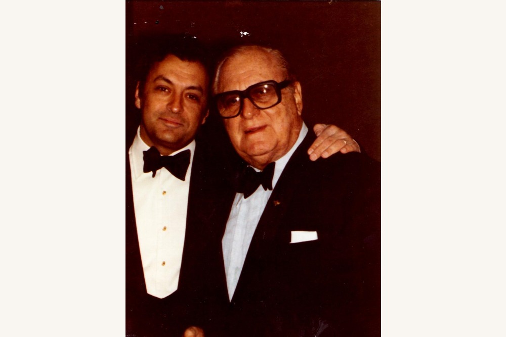 Fred Mann with Zubin Mehta