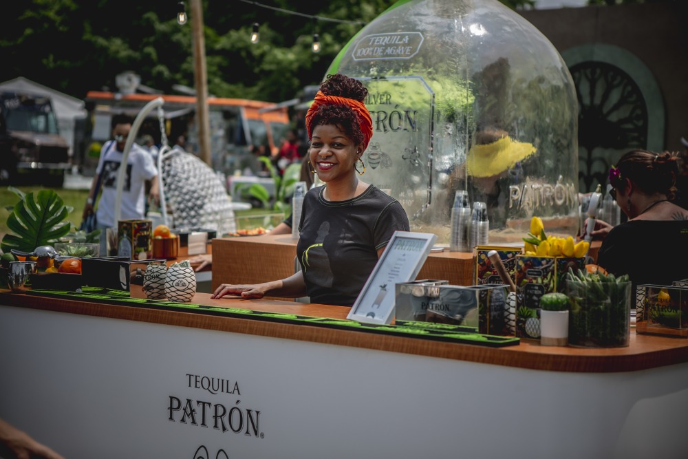 Patrón pop-up on campus