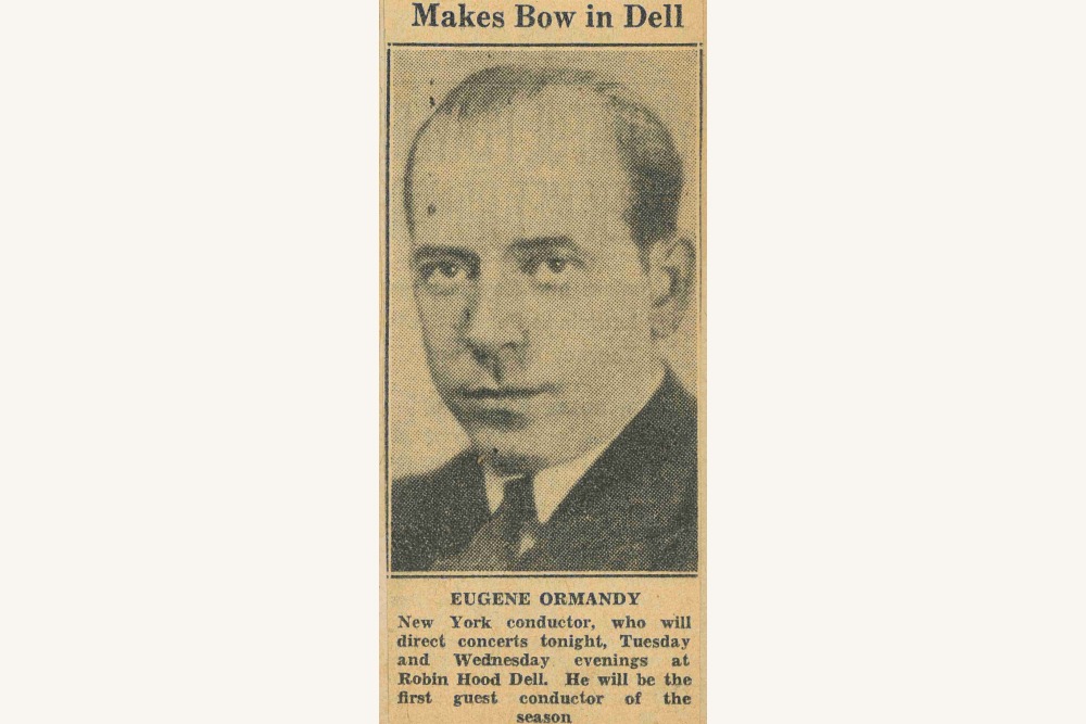 Philadelphia Evening Ledger Clipping July 22, 1930