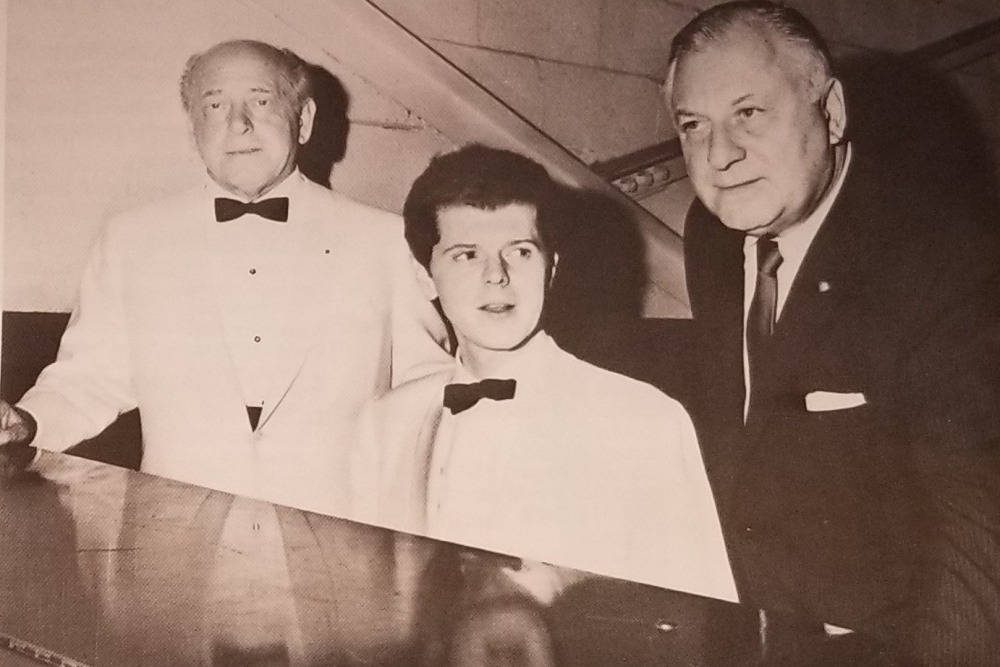 Eugene Ormandy, Van Cliburn, and Frederic Mann 1965
