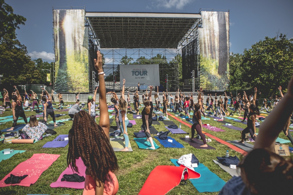 Tone It Up event at the Skyline Stage