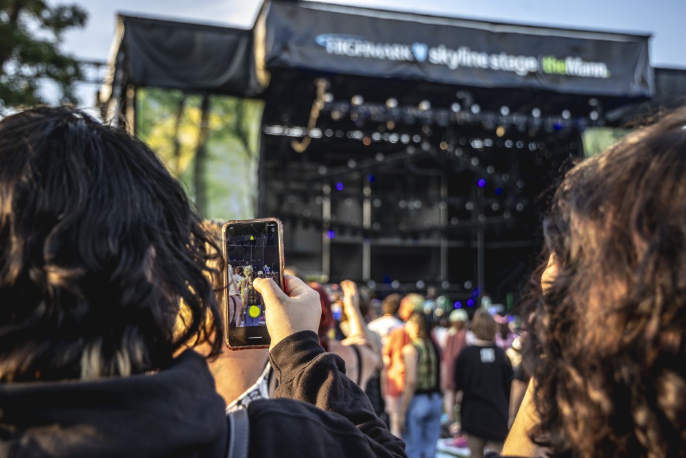 Patron point-of-view at the Highmark Skyline Stage