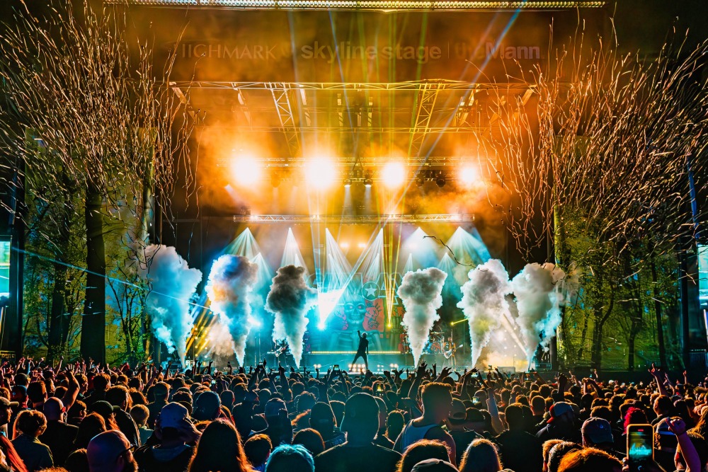 Sum 41 on Highmark Skyline Stage