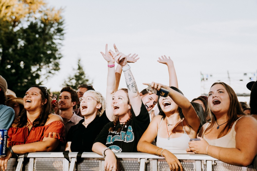 Patrons at the Highmark Skyline Stage