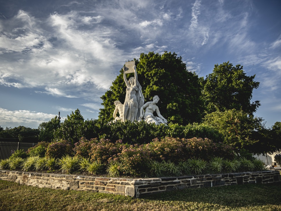 Law, Prosperity, and Power Sculpture at the Mann