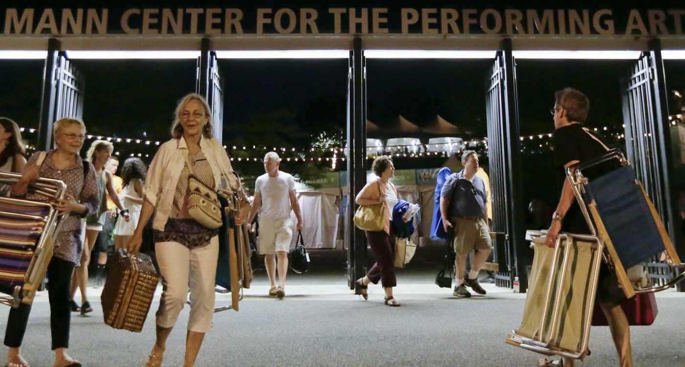 Mann Center Gates for Inquirer