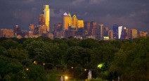 The skyline from the Mann
