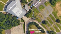map of Lyft pick up at the Mann Center