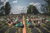 Yoga at the Skyline Stage