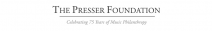 Presser Foundation Logo